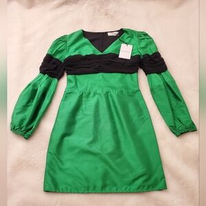 Rare Filiarmi Emerald Green Silk Dress Size 4